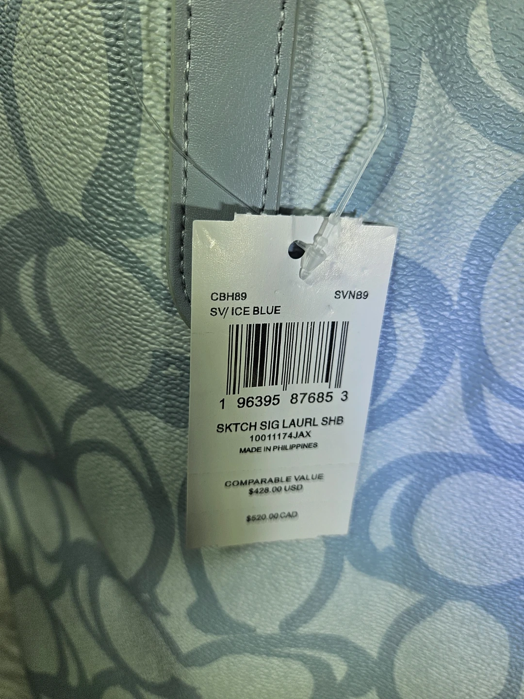 Coach Sktech Sig Laurl Ice Blue Tote Bag - photo 2