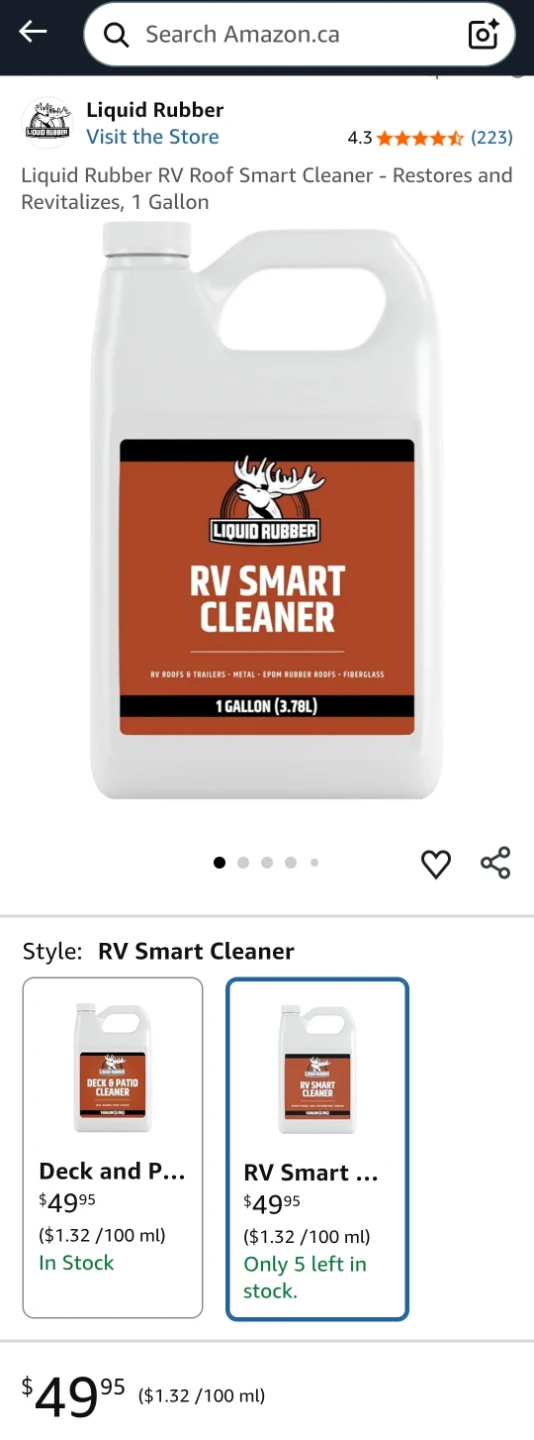 Liquid Rubber RV Smart Cleaner for Trailer - photo 4