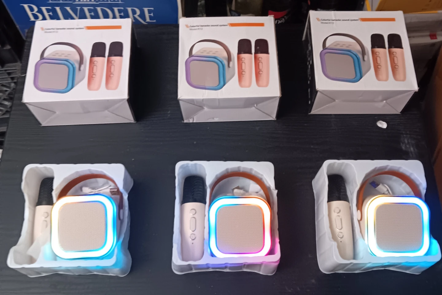 K-12 Mini Karaoke Speaker with Mic (EACH)