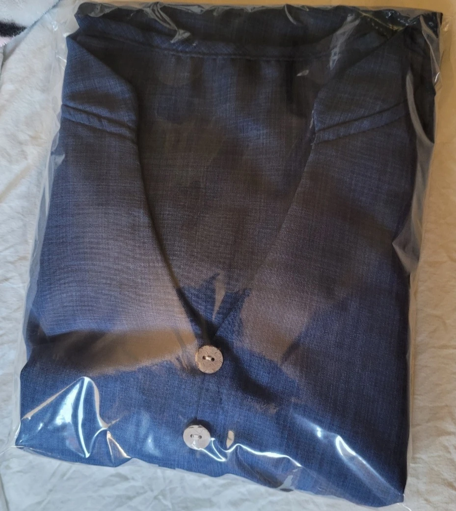 ♥️ New Blue Sleeveless Dress - Size M - photo 4