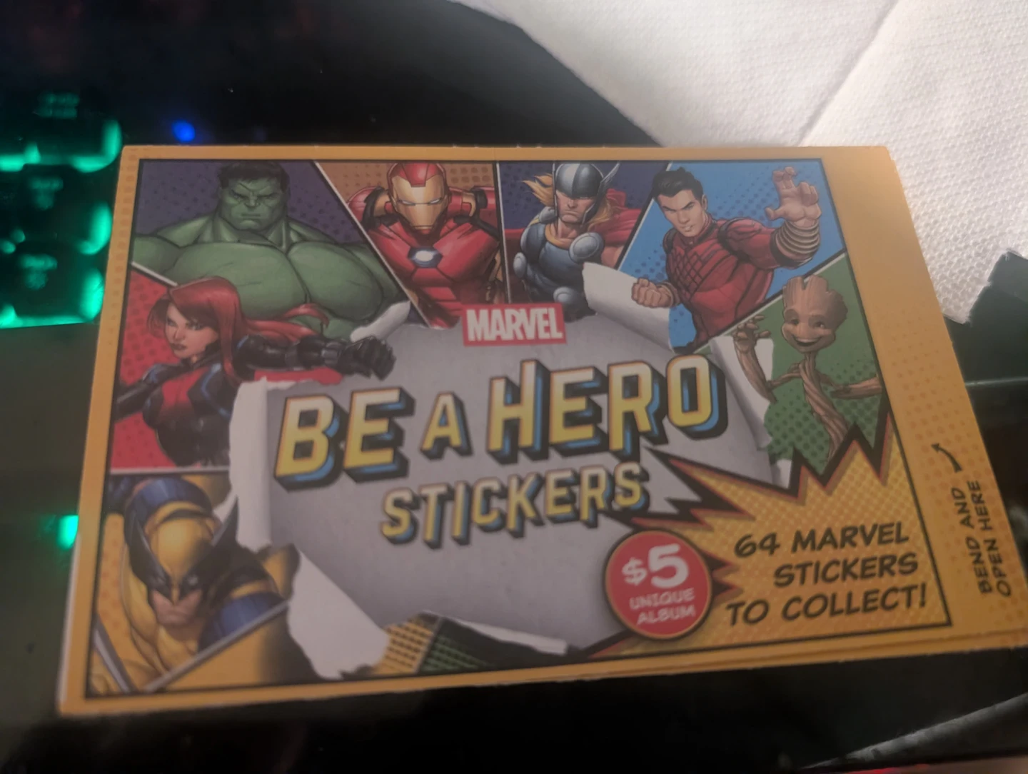Marvel Be A Hero Stickers - 22 packs
