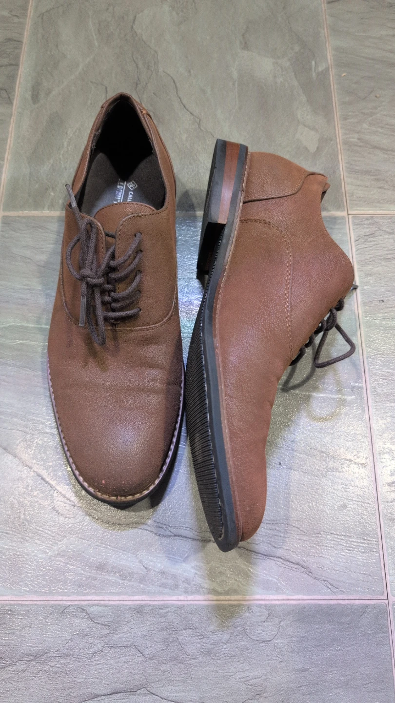 Call It Spring Vegan Brown Dress Shoes - Size 7.5