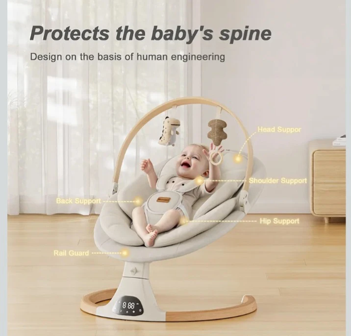 Baby Electric Swing Rocker with Music and Remote - photo 2