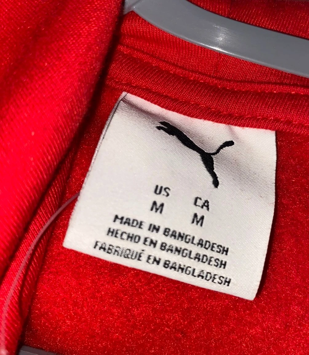 Puma Red Hoodie with Black Logo - photo 2