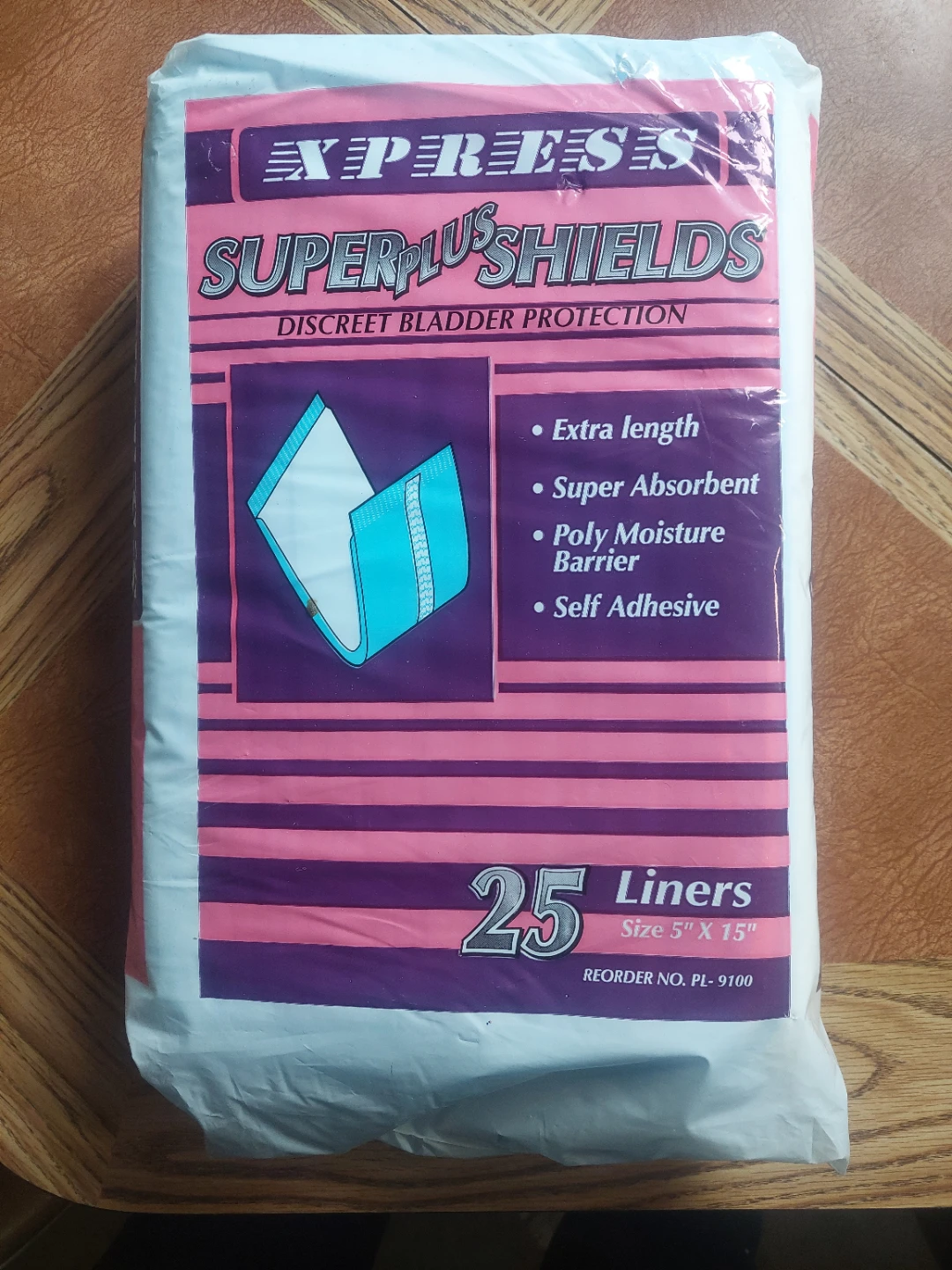 Express Super Plus Shields 25 Liners (x10)