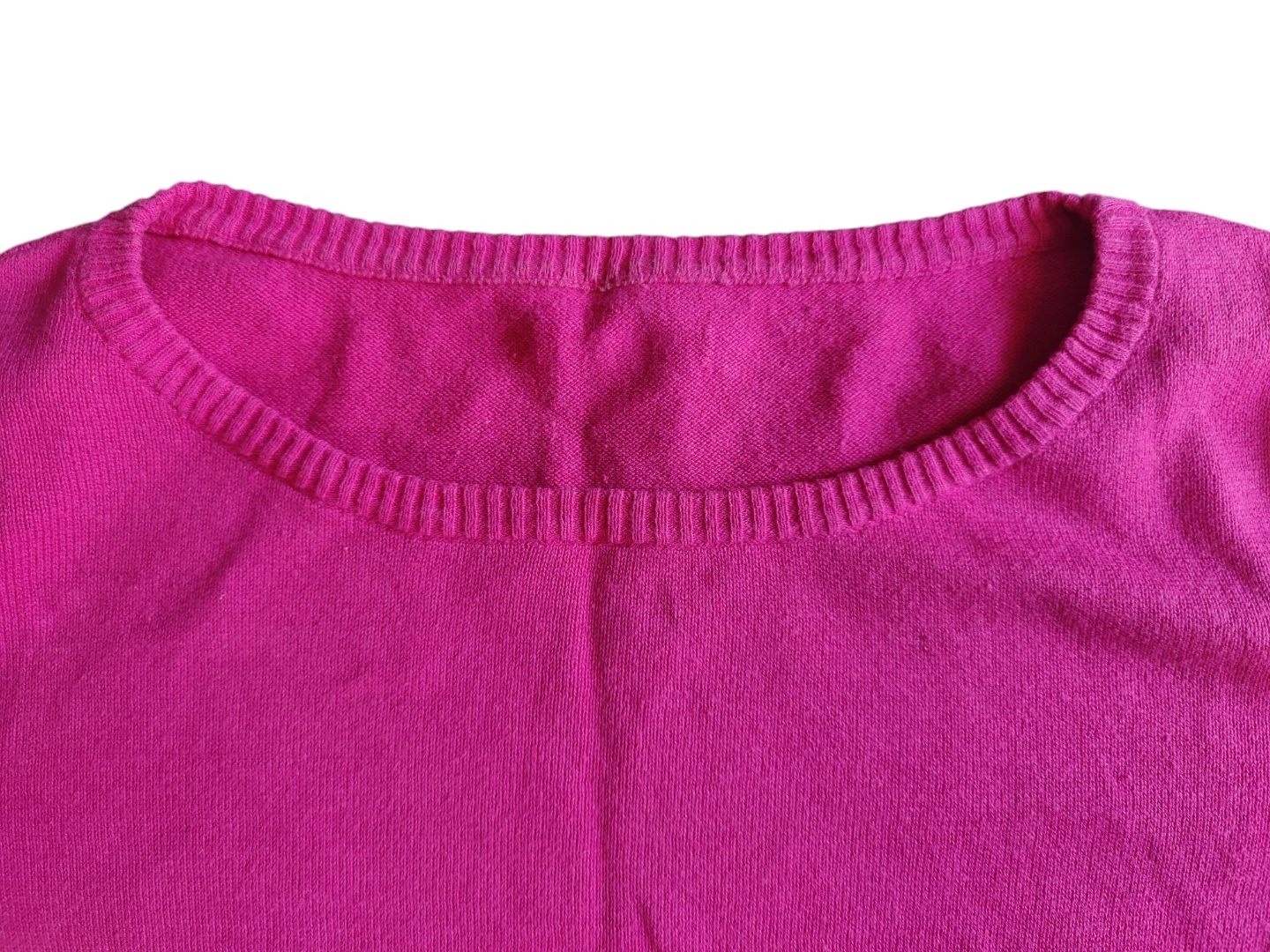 Vintage Women's Pink Magenta Swan Knit Pullover Sweater Small - photo 3