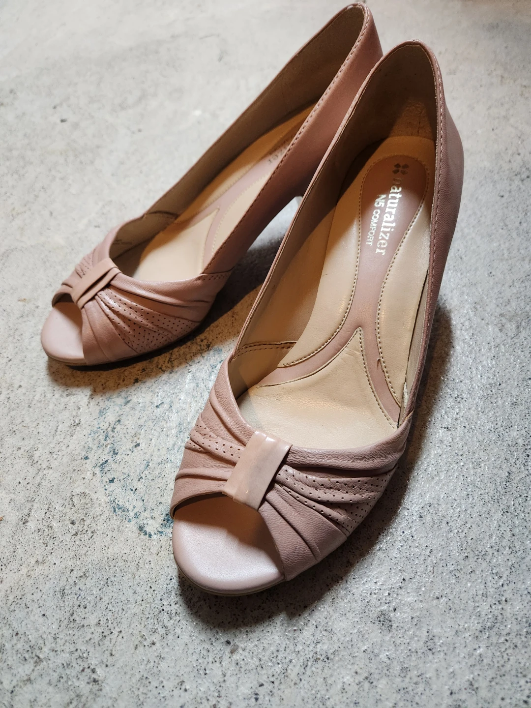 Naturalizer Berrie Heels - Size 8W, Light Pink - photo 5