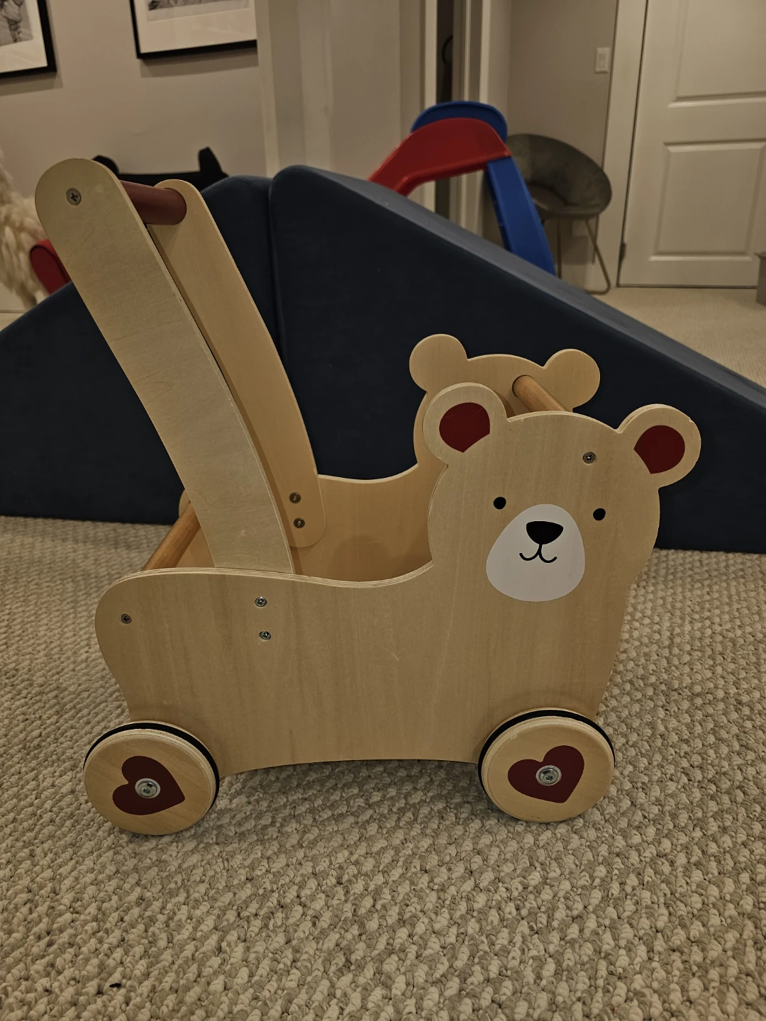 Wooden Bear Baby Walker