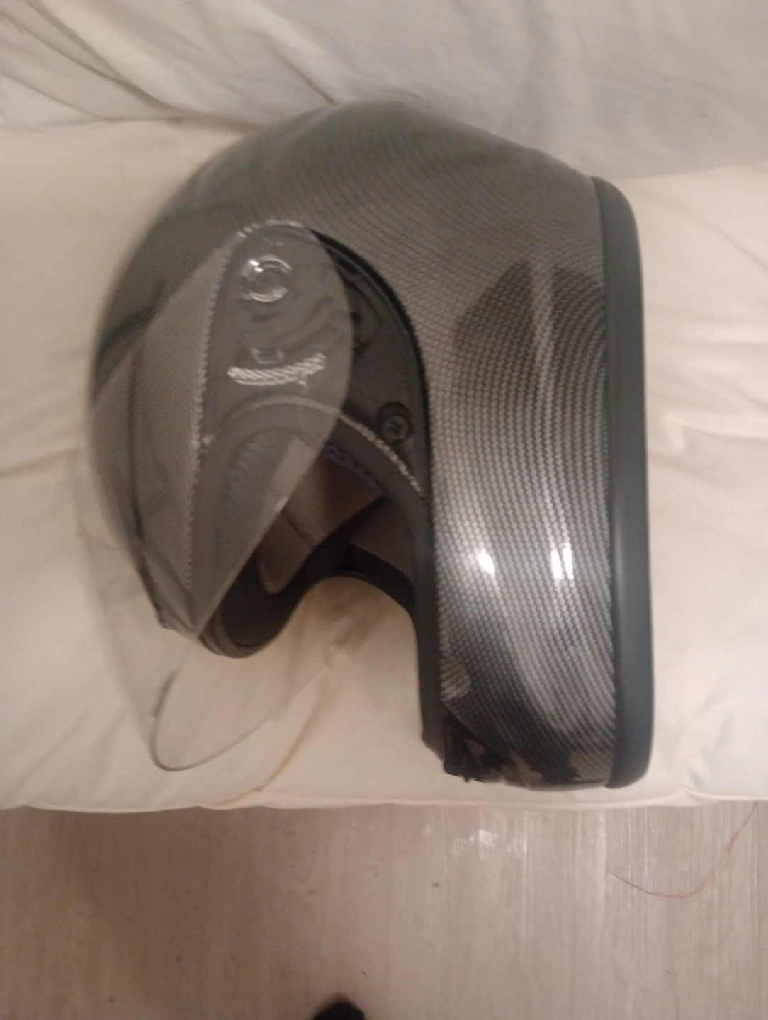 DOT Motorcycle Helmet-Grey Race Pattern - photo 2