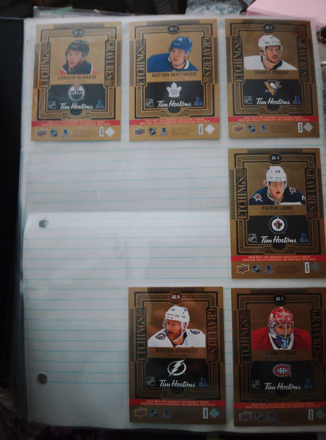 Tim Hortons Hockey Etchings Series 2018-2019 - photo 2