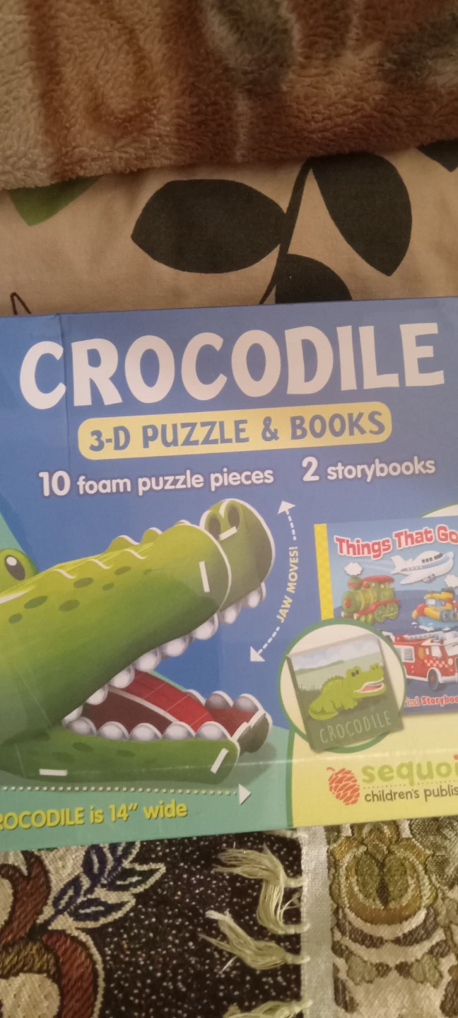 Crocodile 3-D Puzzle & Books 🏆 - photo 3
