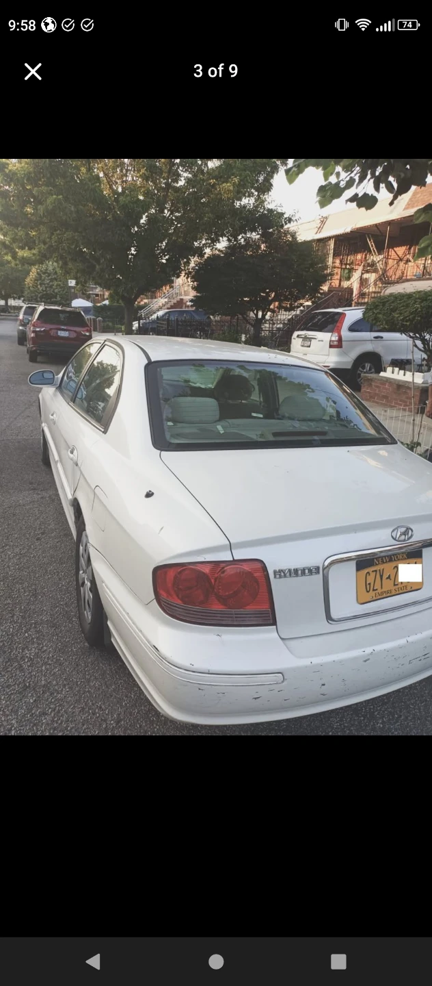 Hyundai Sonata White Sedan - photo 5