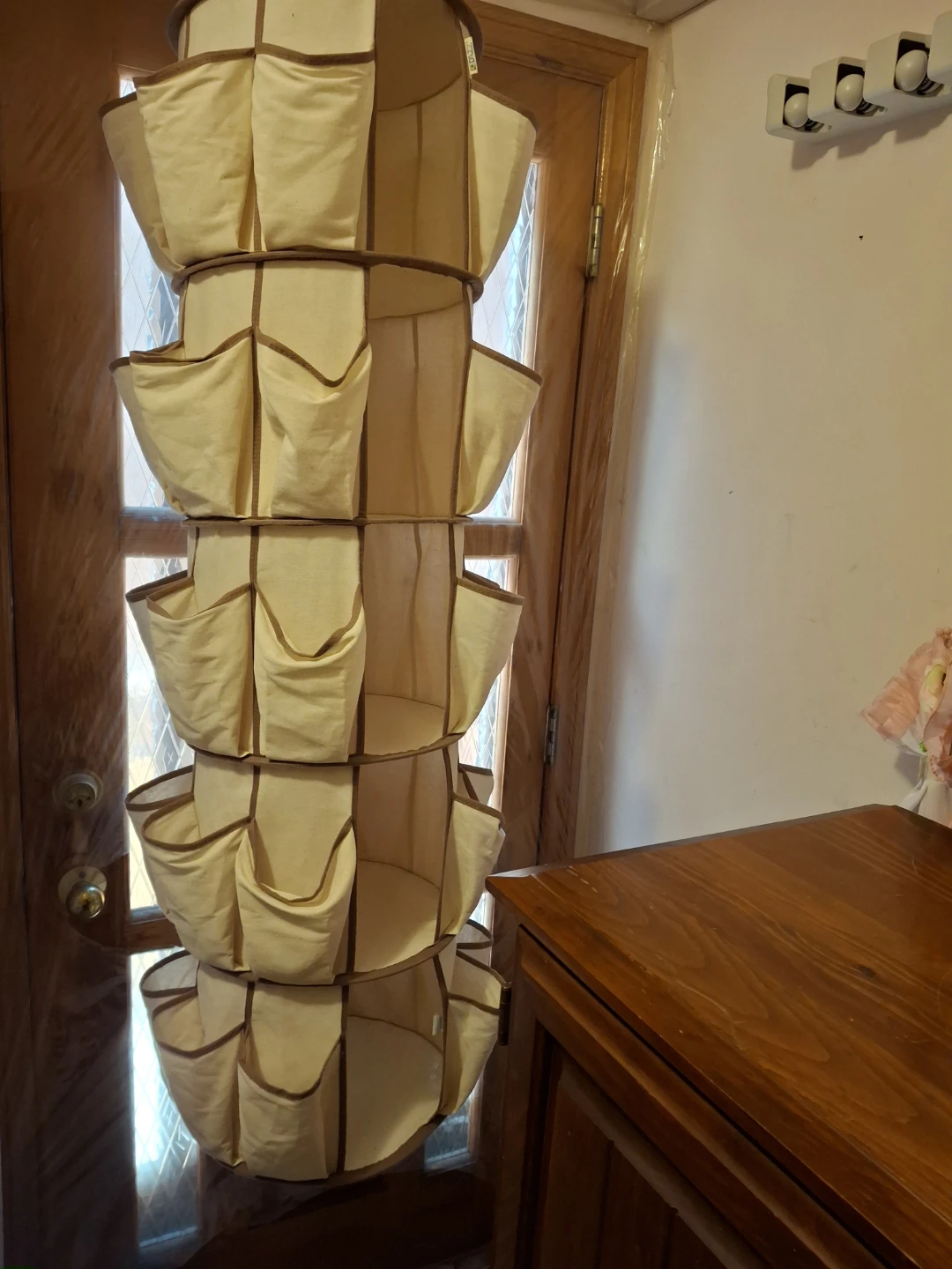 Hanging Rotating Closet Organizer