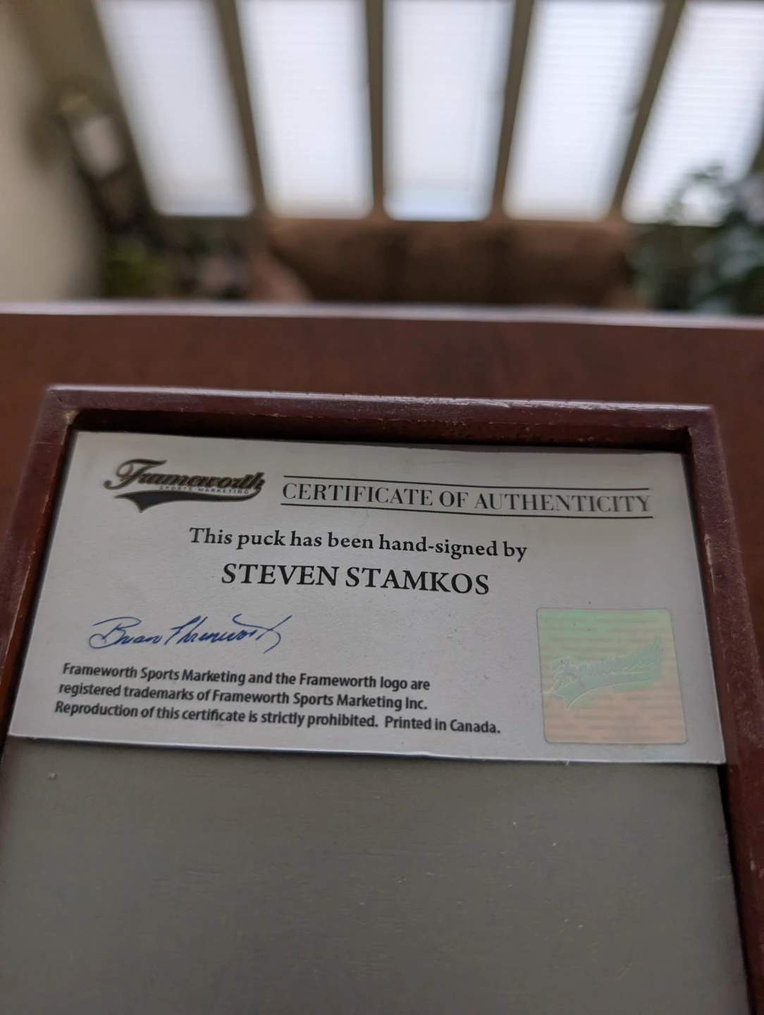 Steven Stamkos Autographed Hockey Puck - photo 3