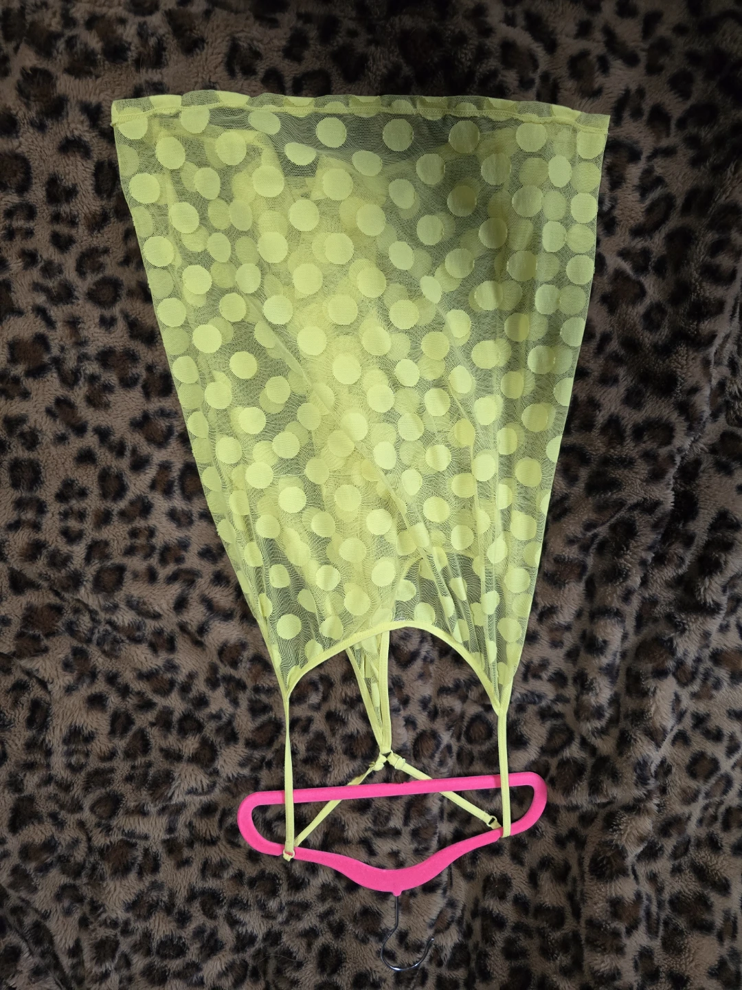 Yellow Polka Dot Cover-Up