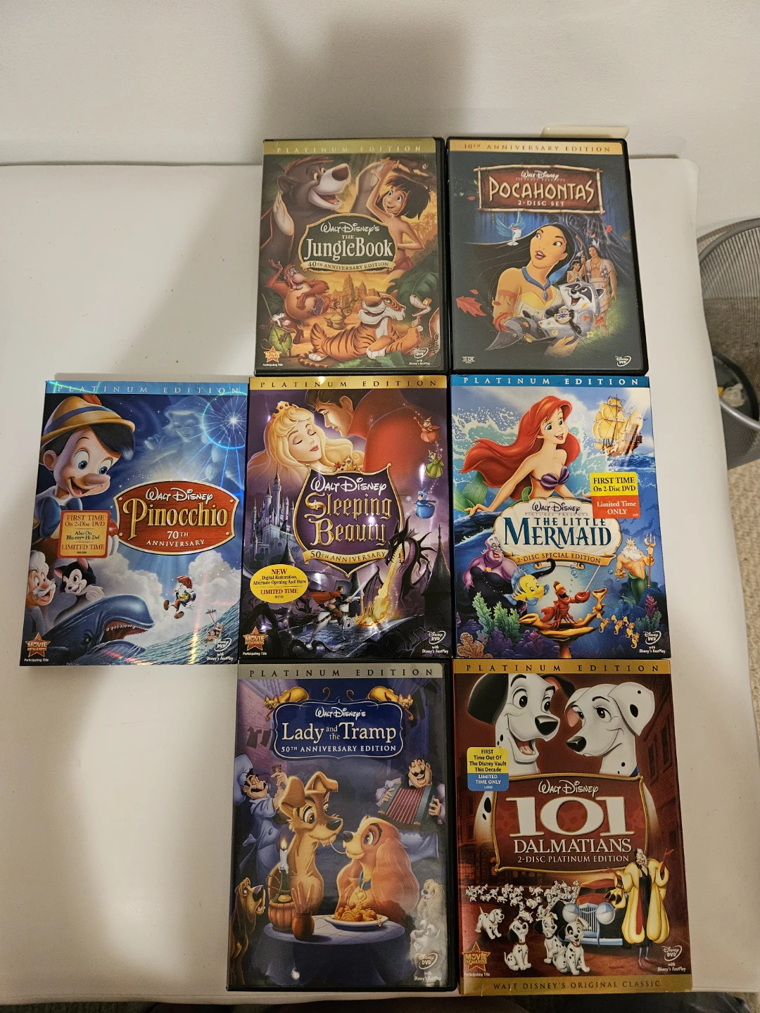 Disney Platinum Edition DVDs - Classics! - photo 2