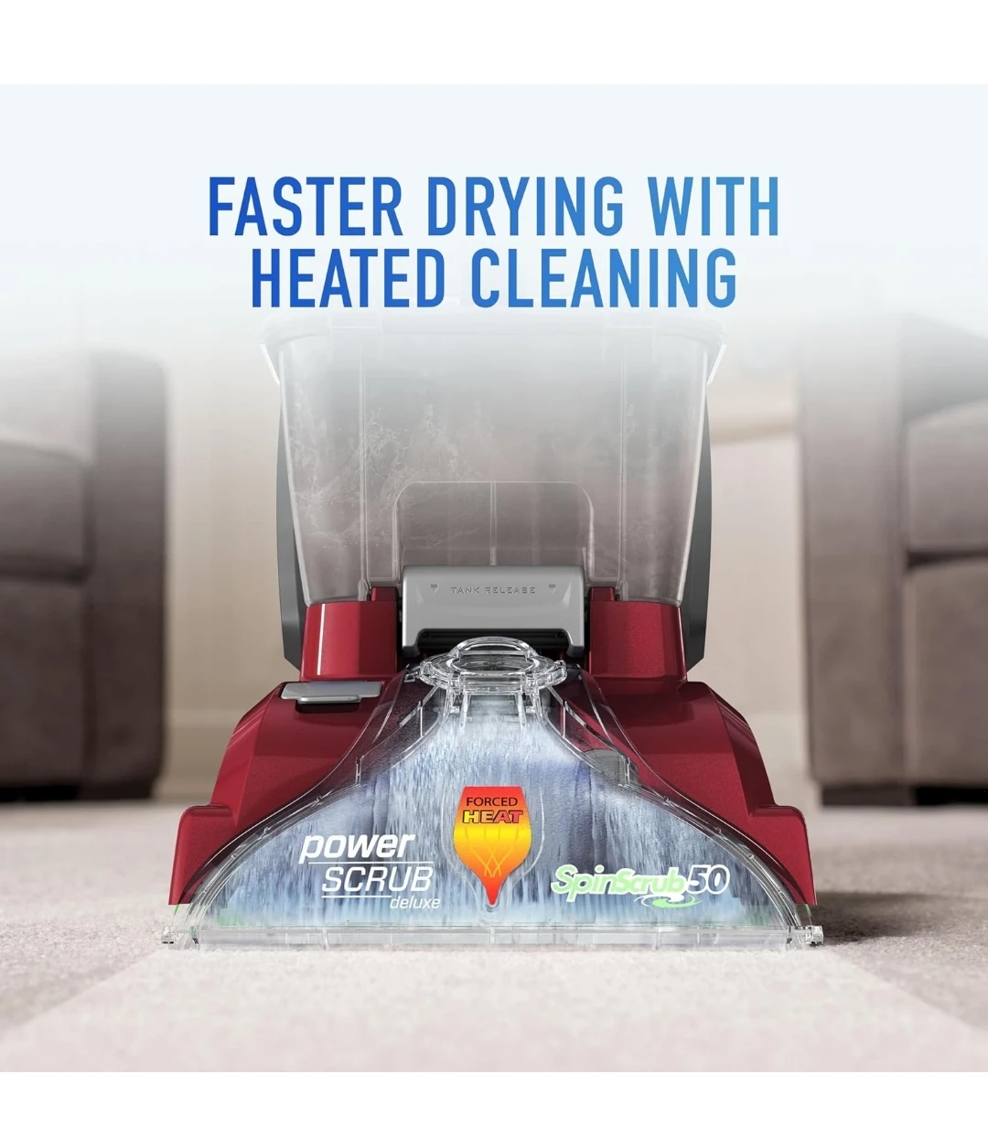 Hoover Power Scrub Deluxe Carpet Cleaner - photo 4