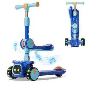 Foldable & Unbreakable, 2-in-1 Kick Scooter
