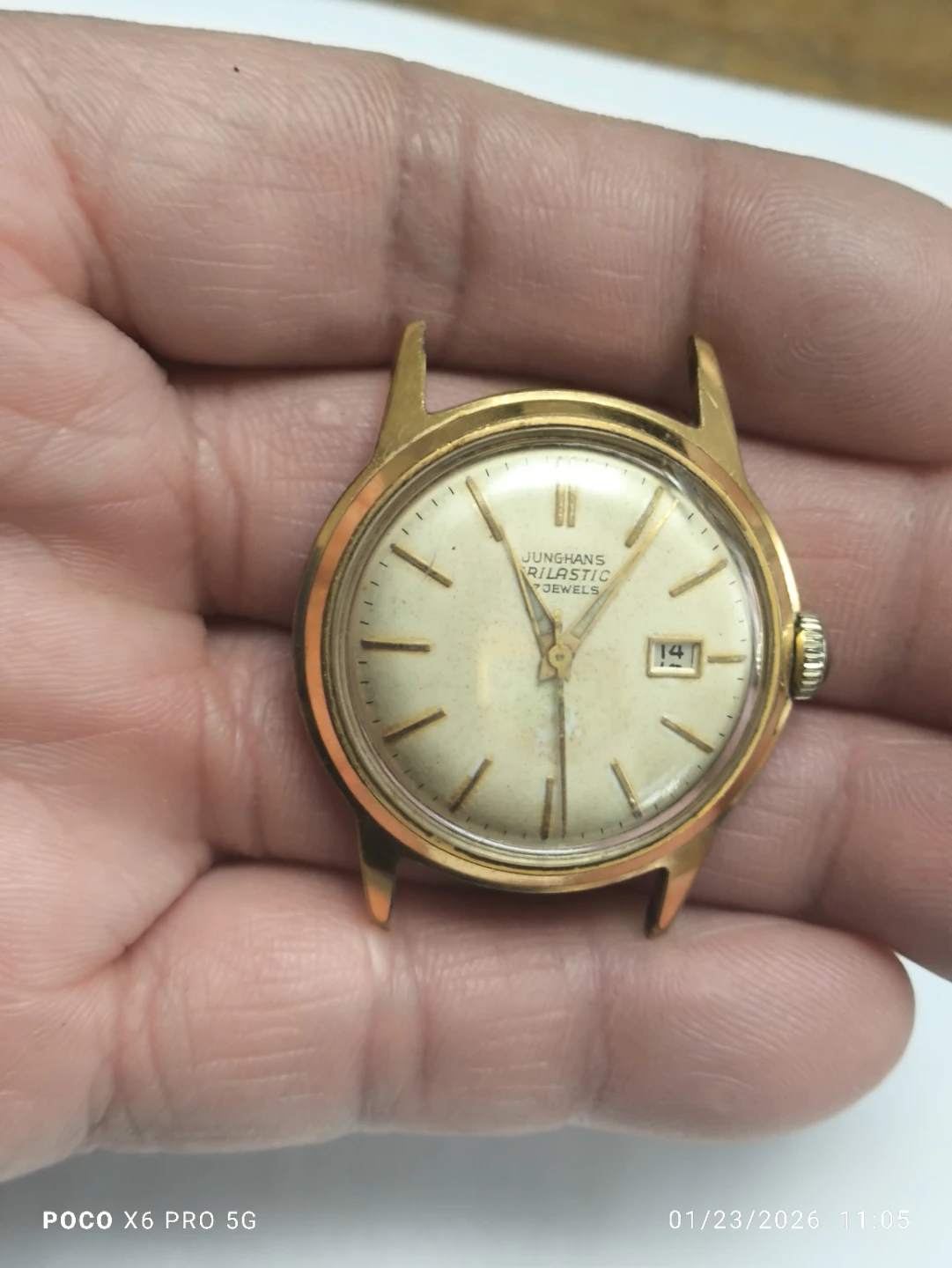 Junghans Trilastic 17 Jewels Watch