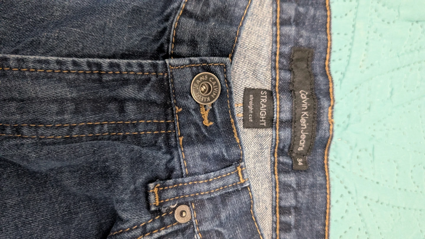 Calvin Klein Jeans Straight Denim Pants Men's Size 34 - photo 4