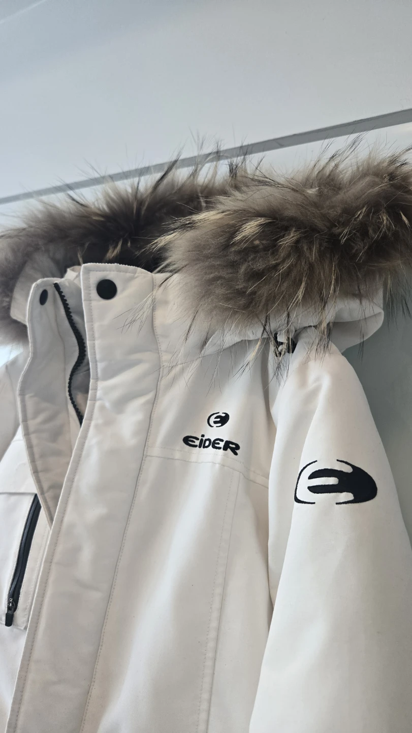 Eider White Down Jacket - Size S - photo 3