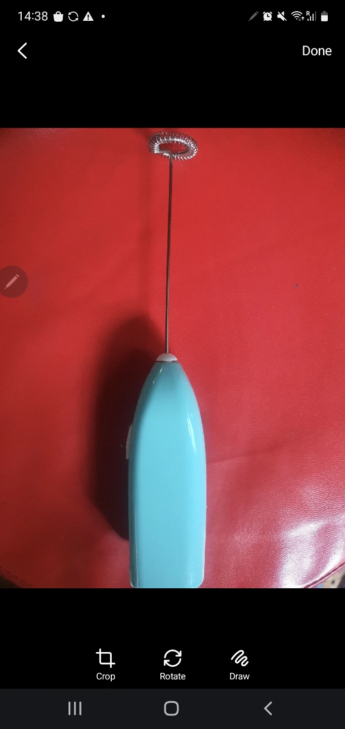 🥕Blue Handheld Milk Frother