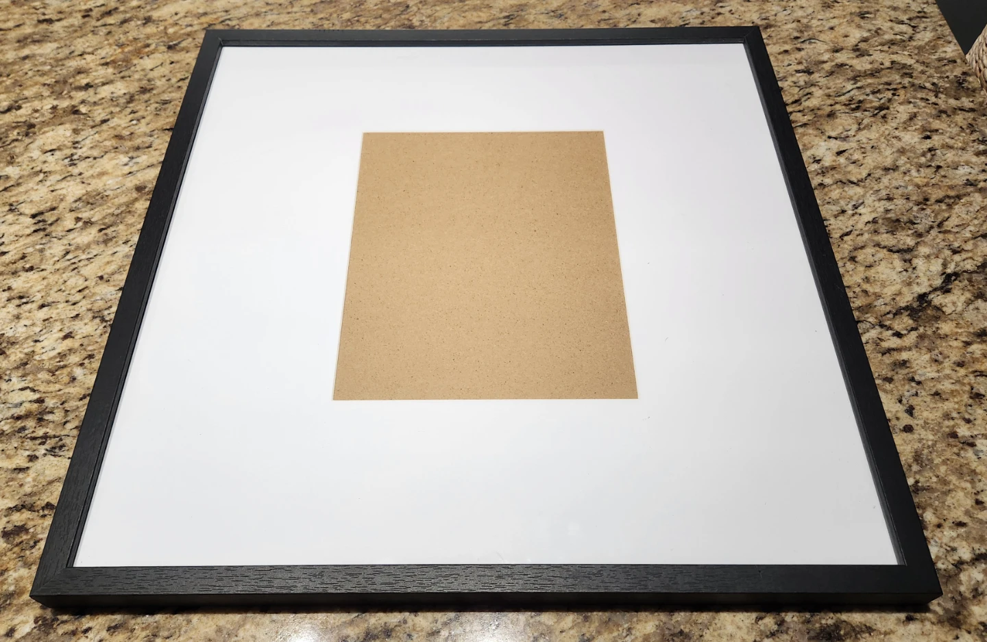 18x18" Square Black Picture Frame