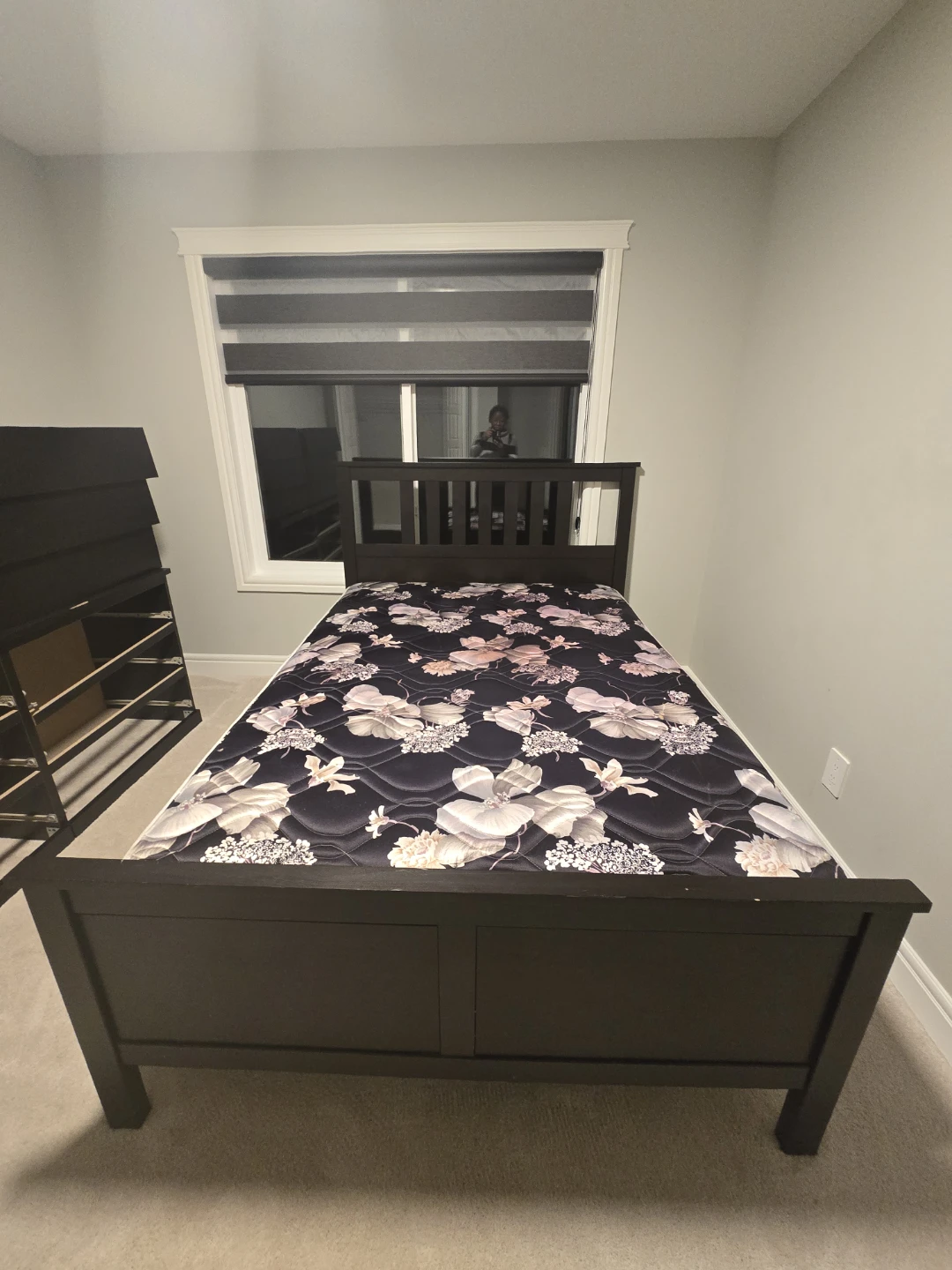 Dark Brown Double Bed Frame - photo 3