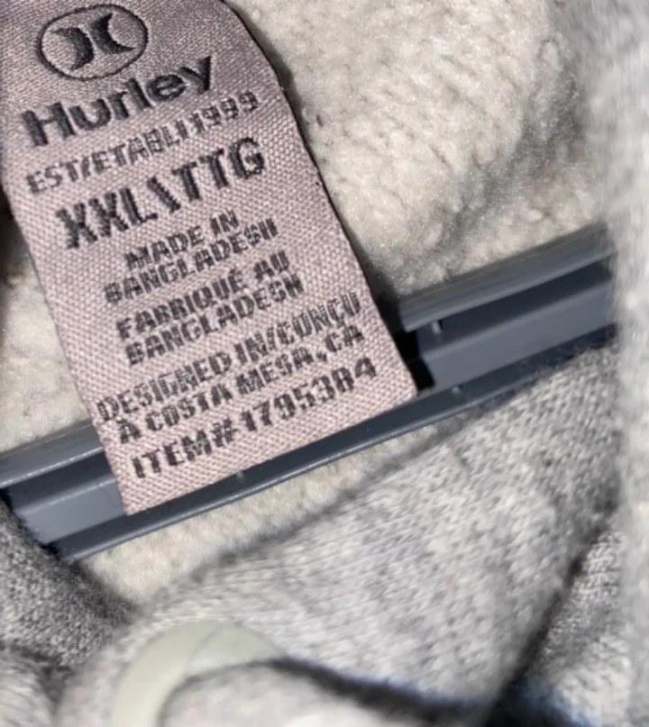 Hurley Grey Hoodie - photo 2