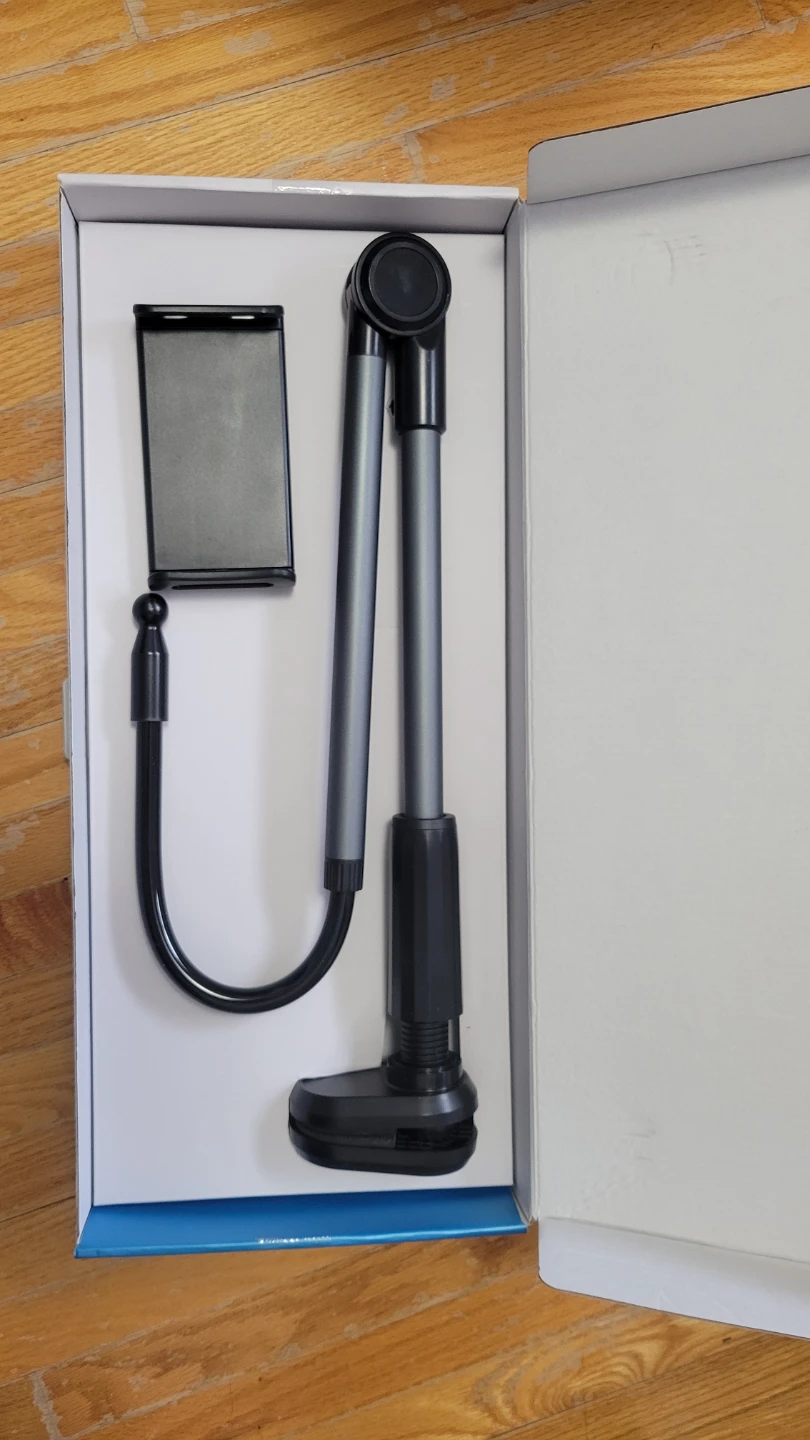 Brookstone Flexible Neck Phone & Tablet Table Mount - New - photo 2
