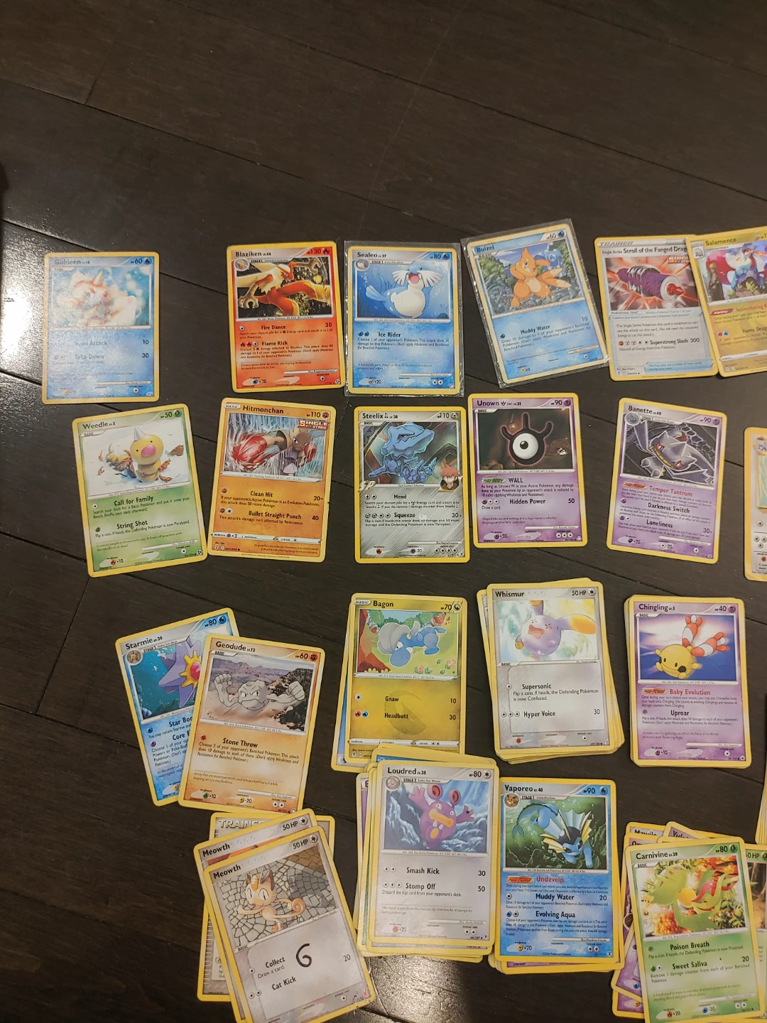 Vintage Pokemon Cards Collection (Ruby & Sapphire, Diamond & Pea