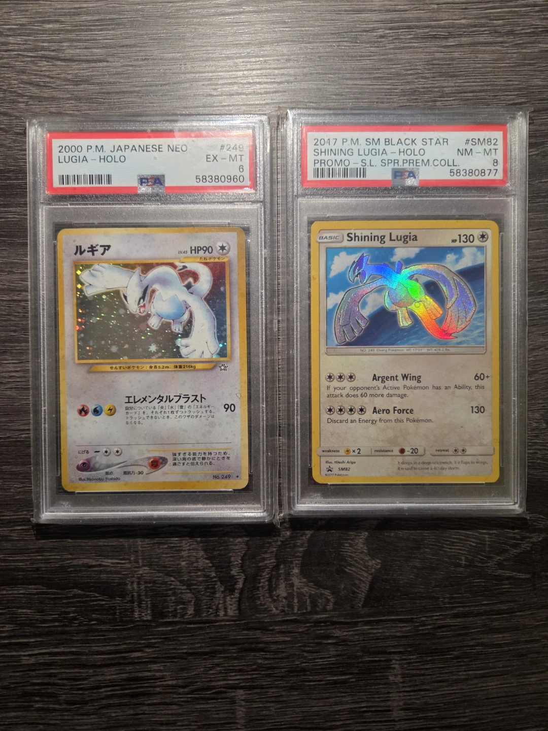 Graded Pokémon cards!