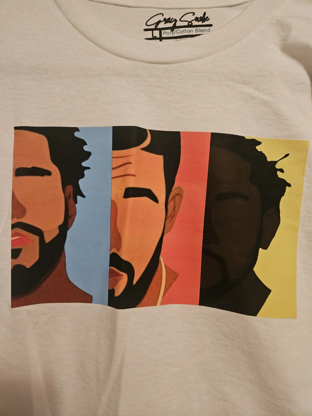Brand new Drake, J. Cole & Kendrick graphic Hip Hop tee-shirt