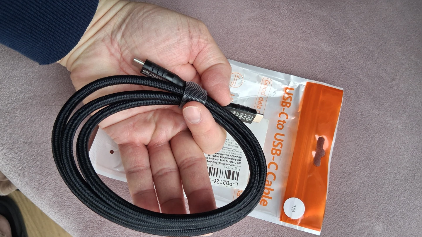 Thunderbolt 5 USB 5 Cable Fast Charging Data 16K@60Hz 80Gbps - photo 5