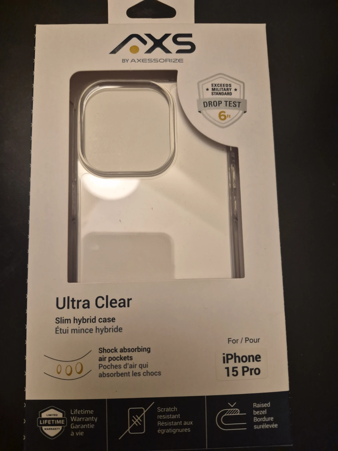 New AXS Ultra Clear iPhone 15 Pro Case