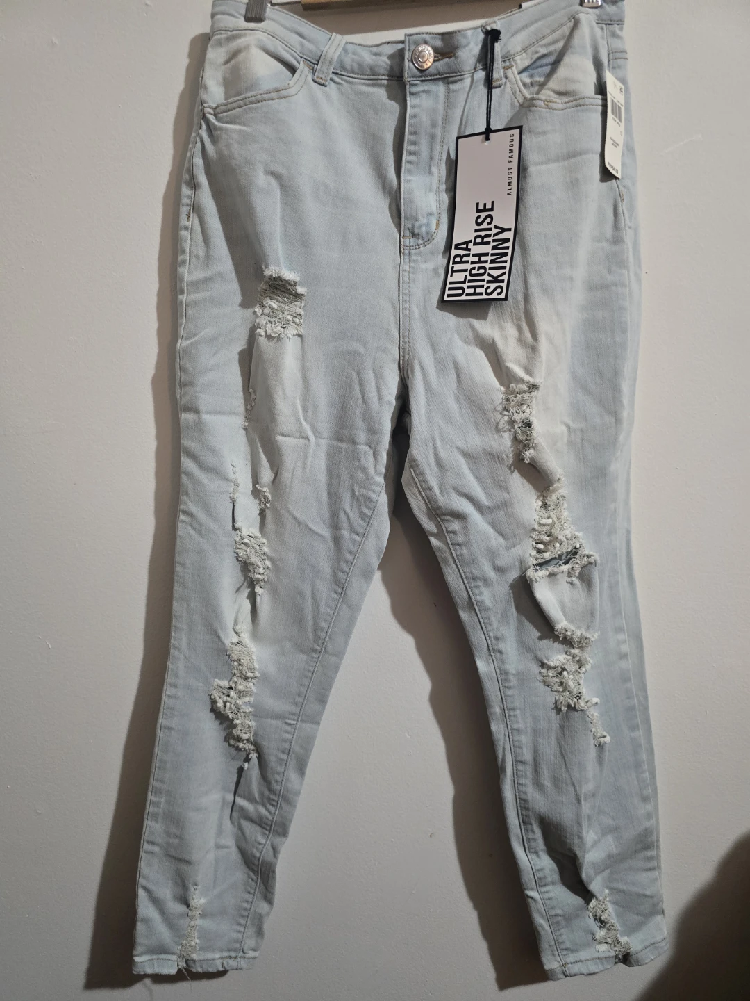 Almost Famous Ultra High Rise Skinny Jeans - Size 13 - photo 4