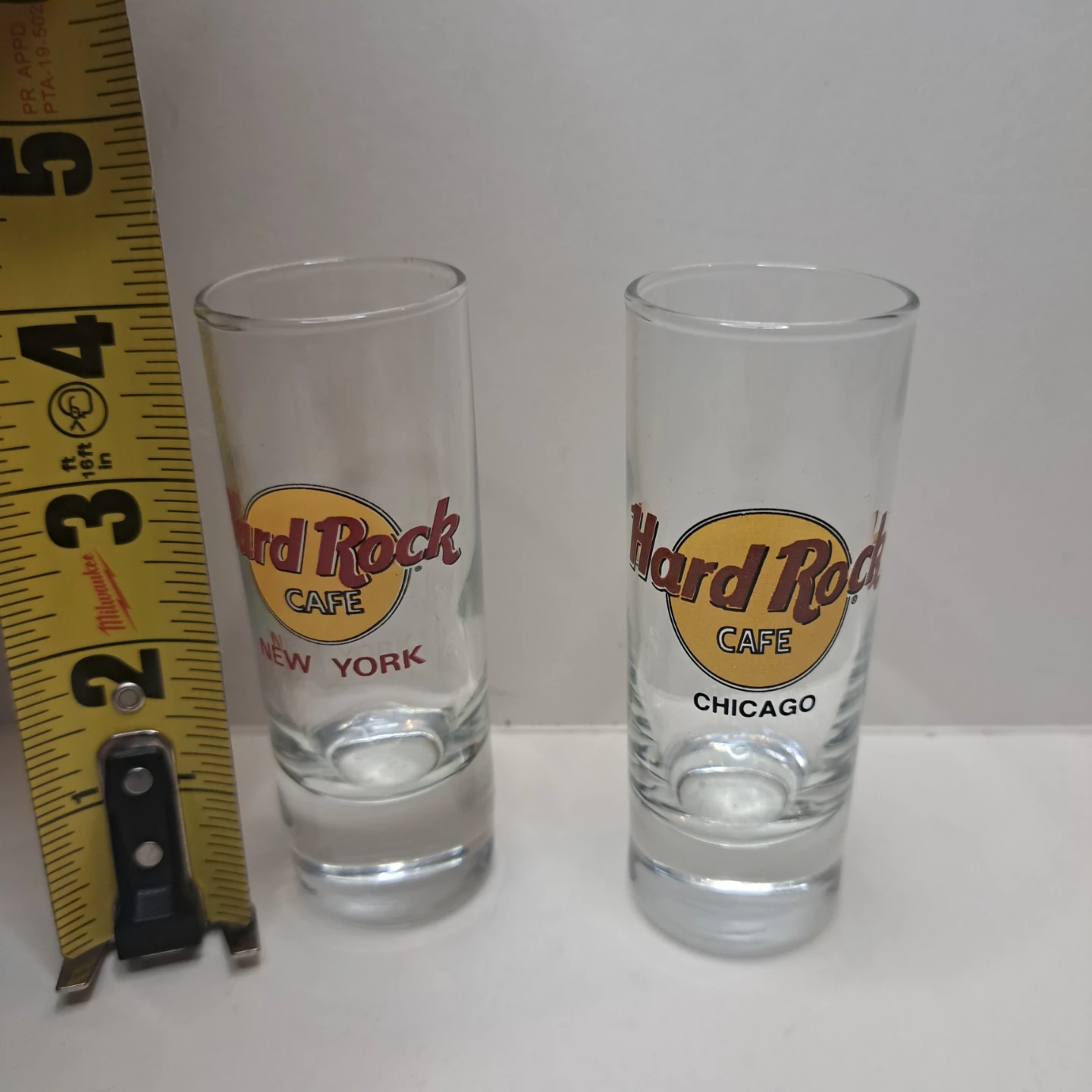 Hard Rock Cafe Shot Glasses - New York & Chicago - photo 2