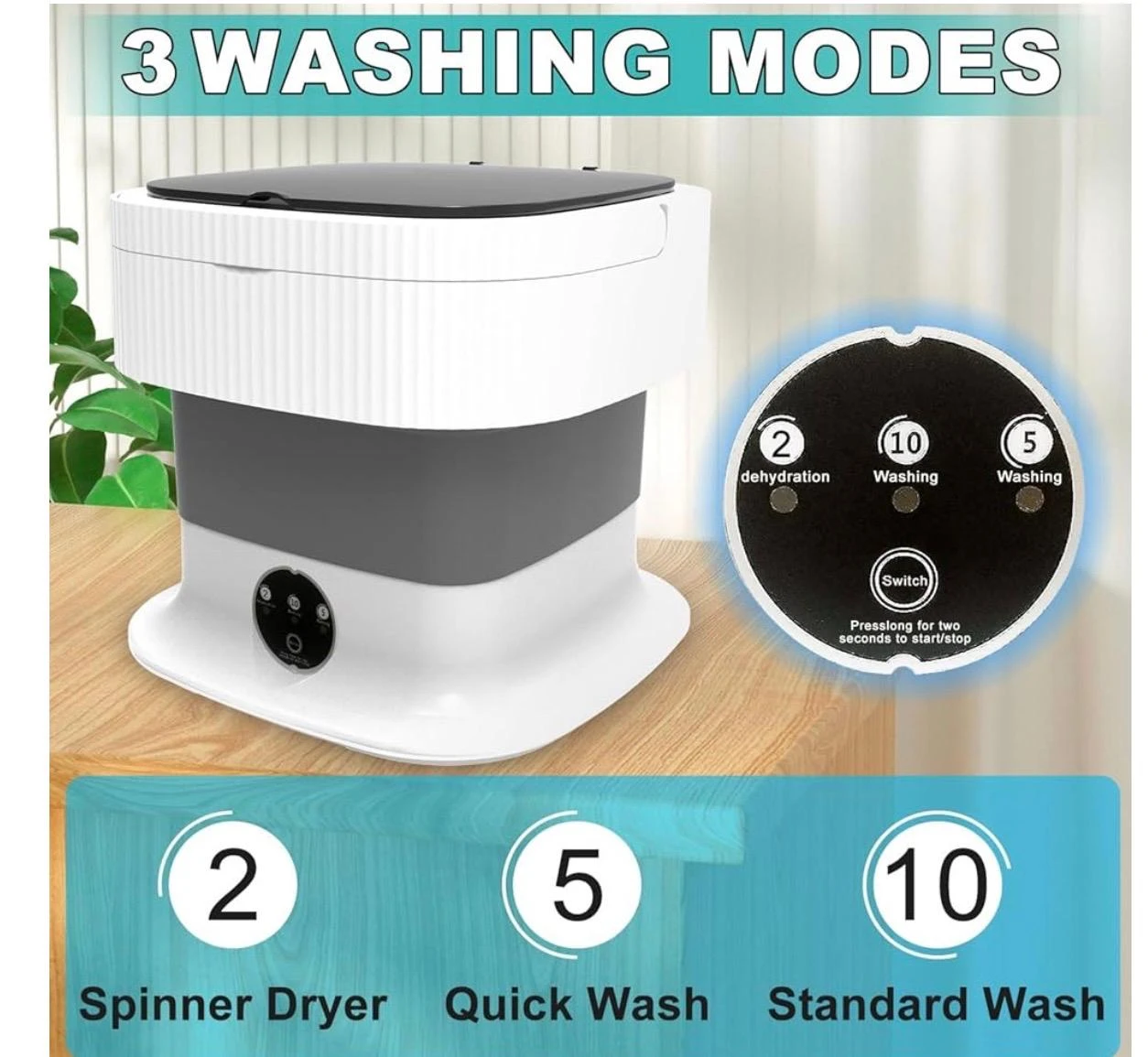 Foldable Washer - 16L Capacity