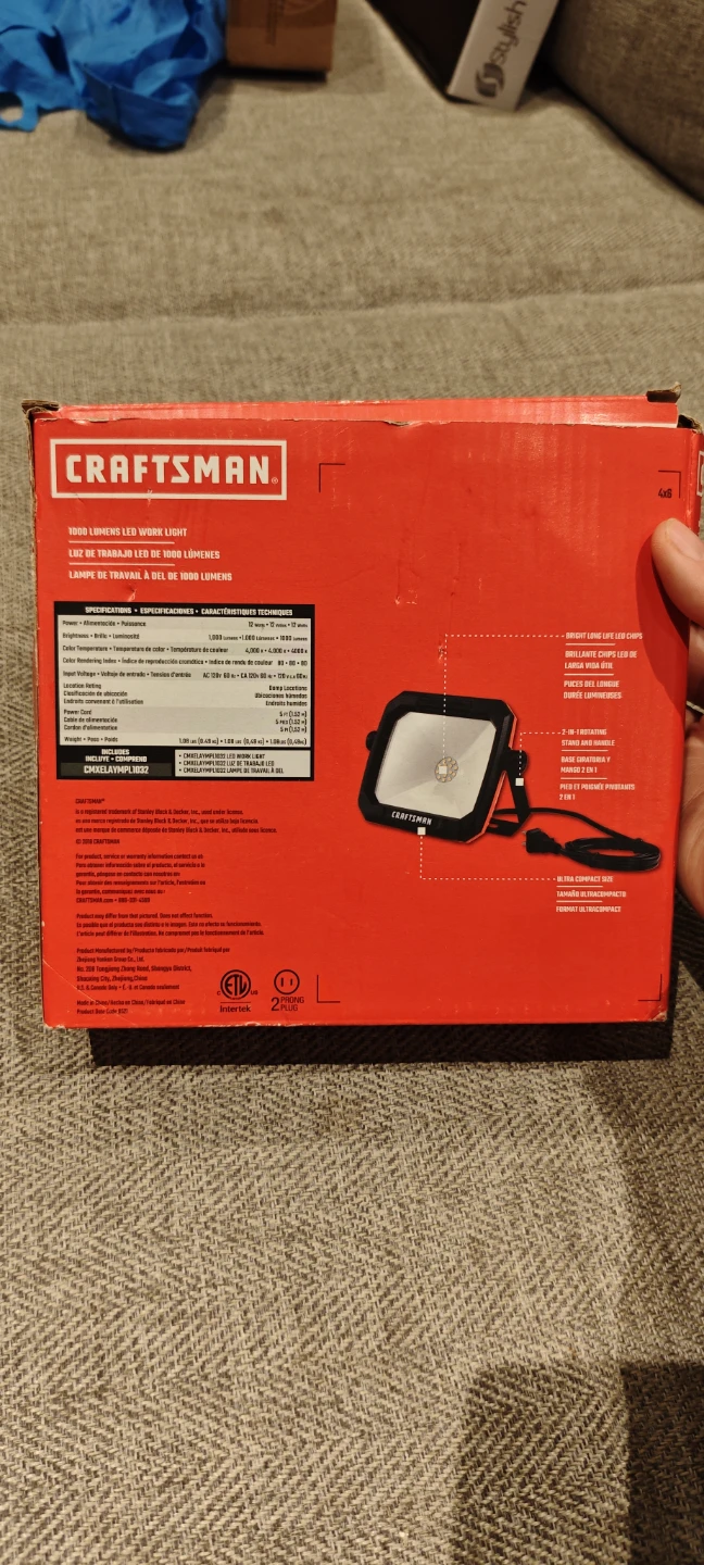 Craftsman 1000 Lumens LED Work Light - photo 4