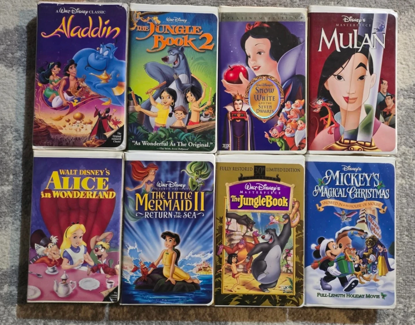 Disney VHS Tapes - Classics Collection