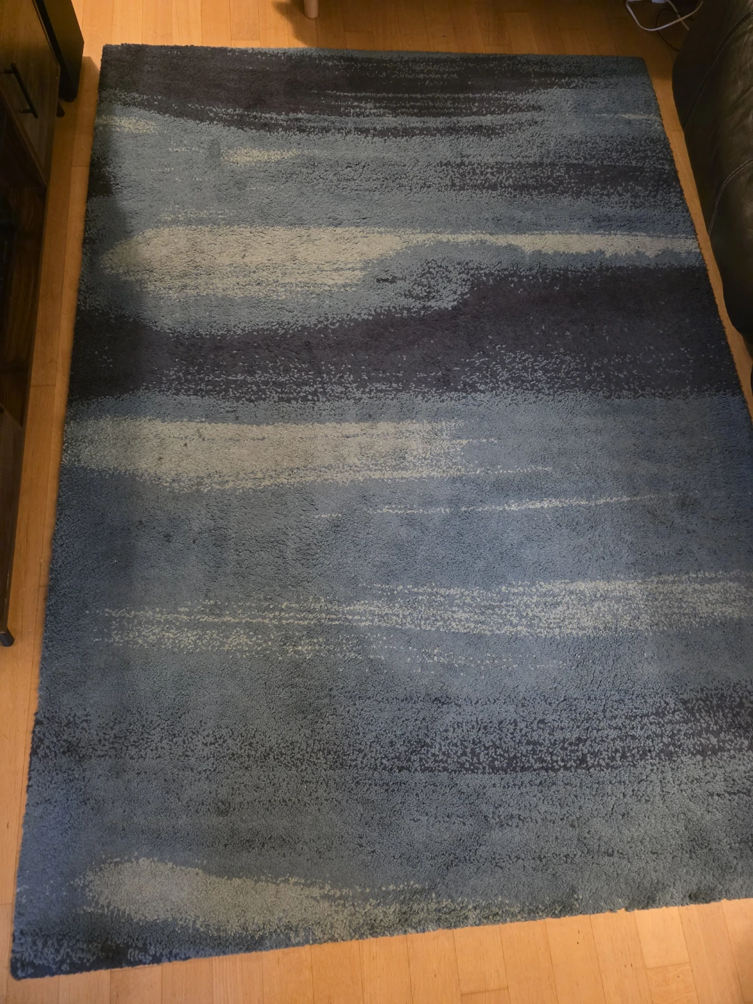 IKEA high pile blue rug  170x240 cm - photo 2