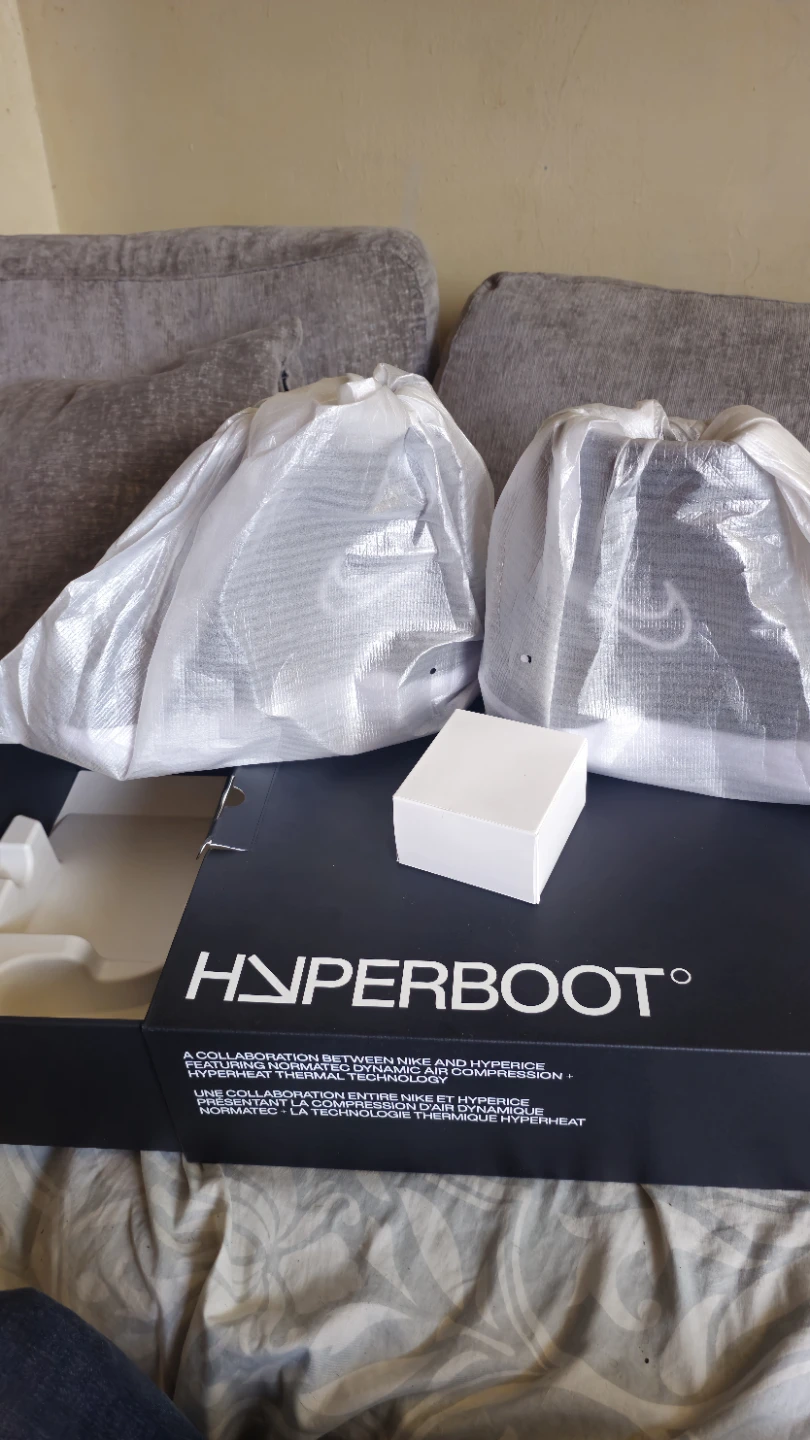 Nike x Hyperice Hyperboot Black/White/Grey Size 10.5-12 - photo 5