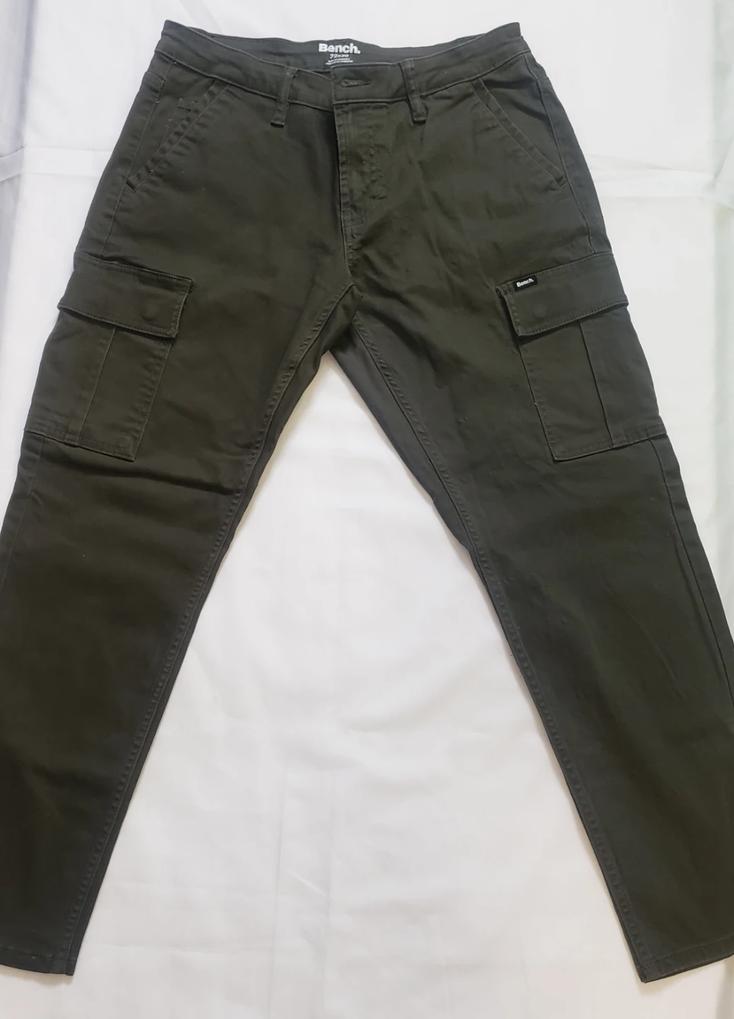 BrandNew Bench Cargo pants man's OliveGreen size32x30