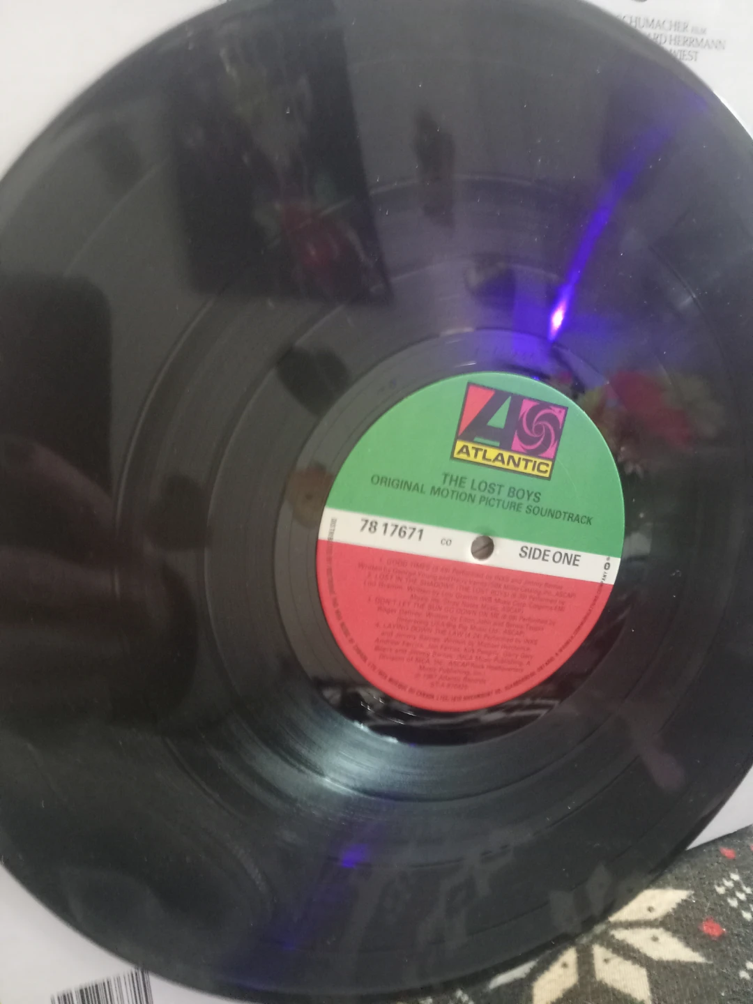 The Lost Boys Original Motion Picture Soundtrack Vinyl - photo 4