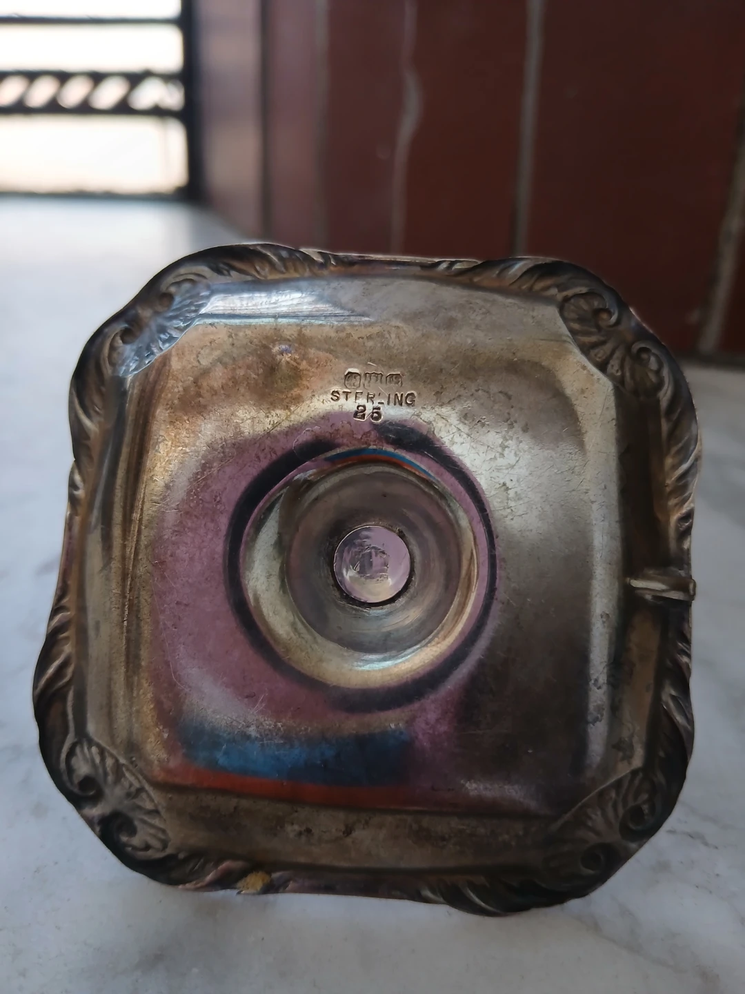 🥕 Petite candle holder sterling - photo 4