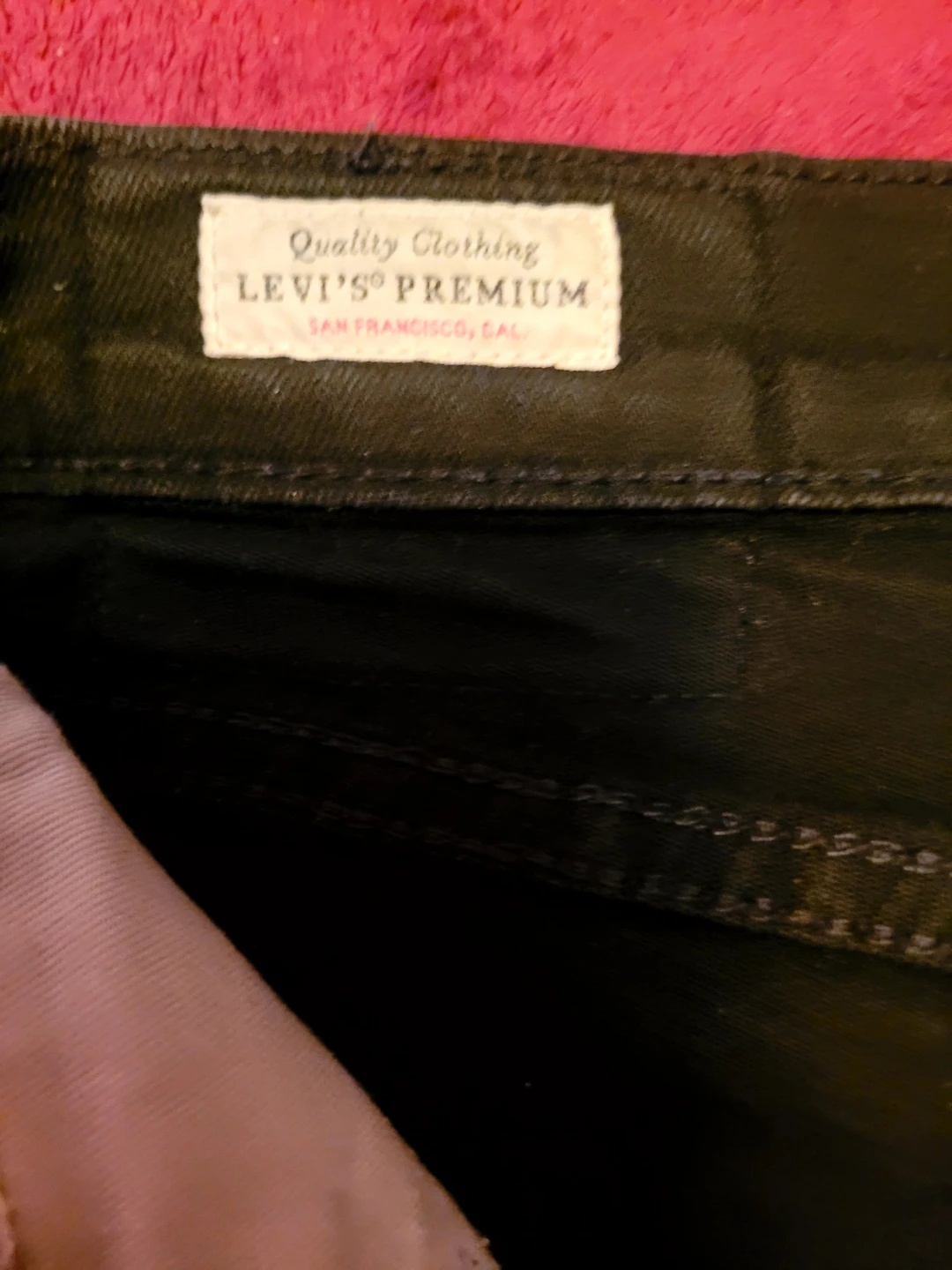 Levi's Premium Black Jeans with Belts 🥕 - photo 2