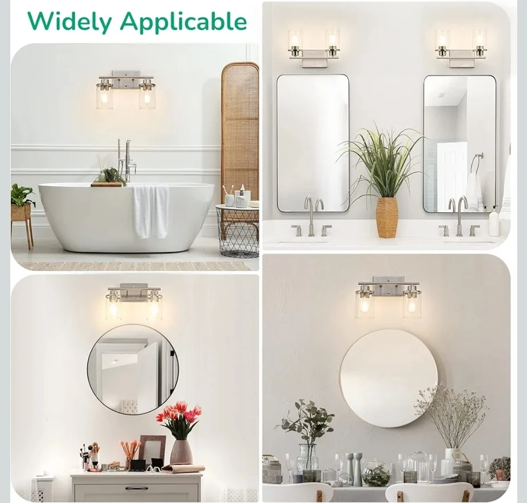 2-Light Bathroom Light Fixture - NEW - photo 5