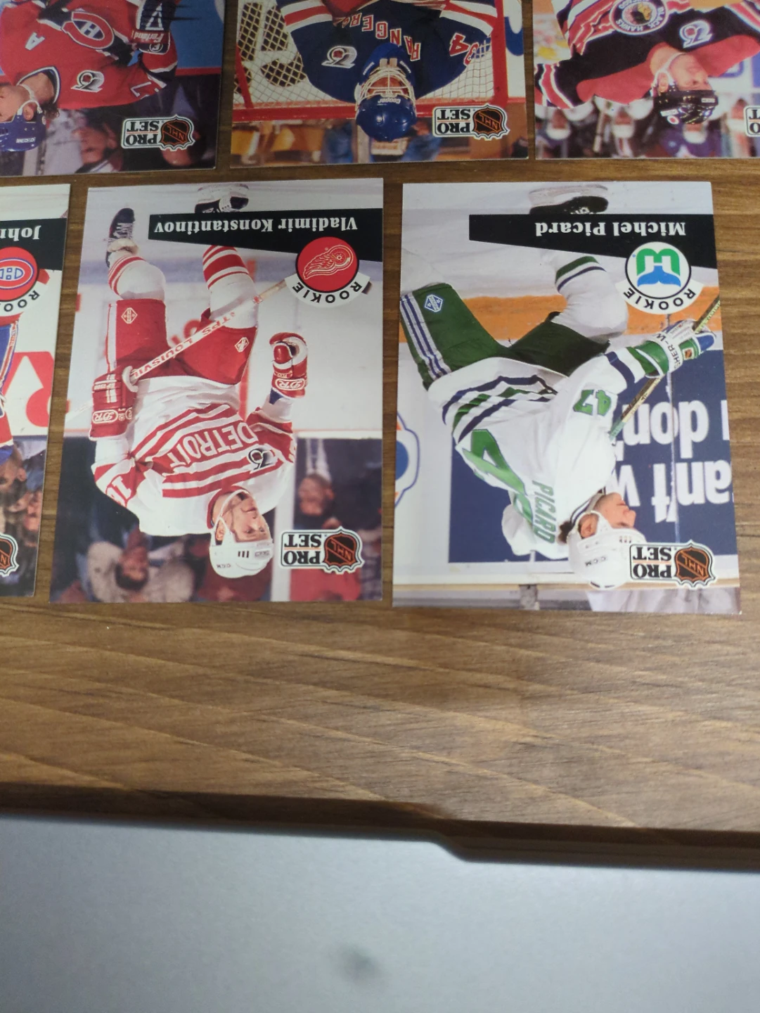 NHL PRO SET 1991 hockey cards - 4 rookie cards - photo 3