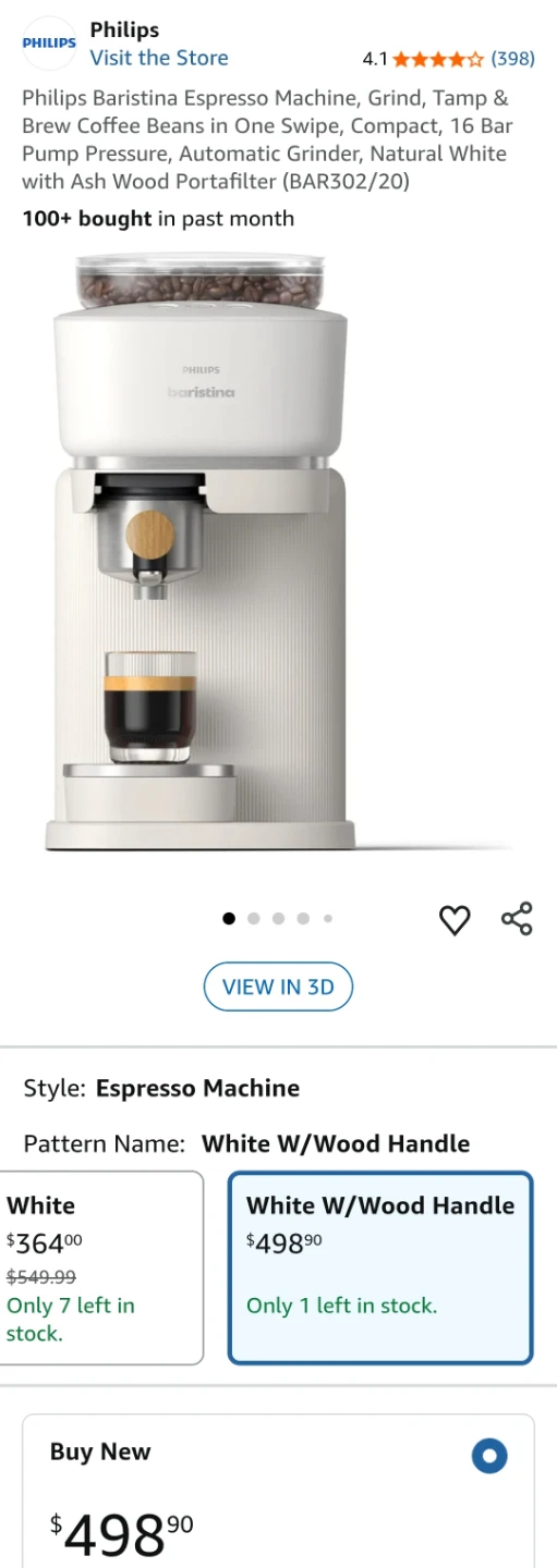 Philips Baristina Espresso Machine - photo 4