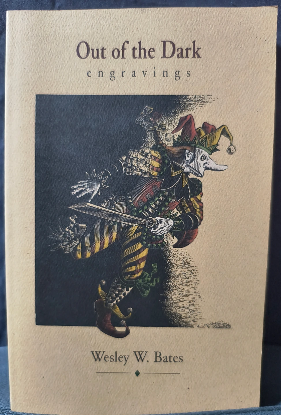 Out of the Dark: Engravings by Wesley W. Bates. Signed By Author